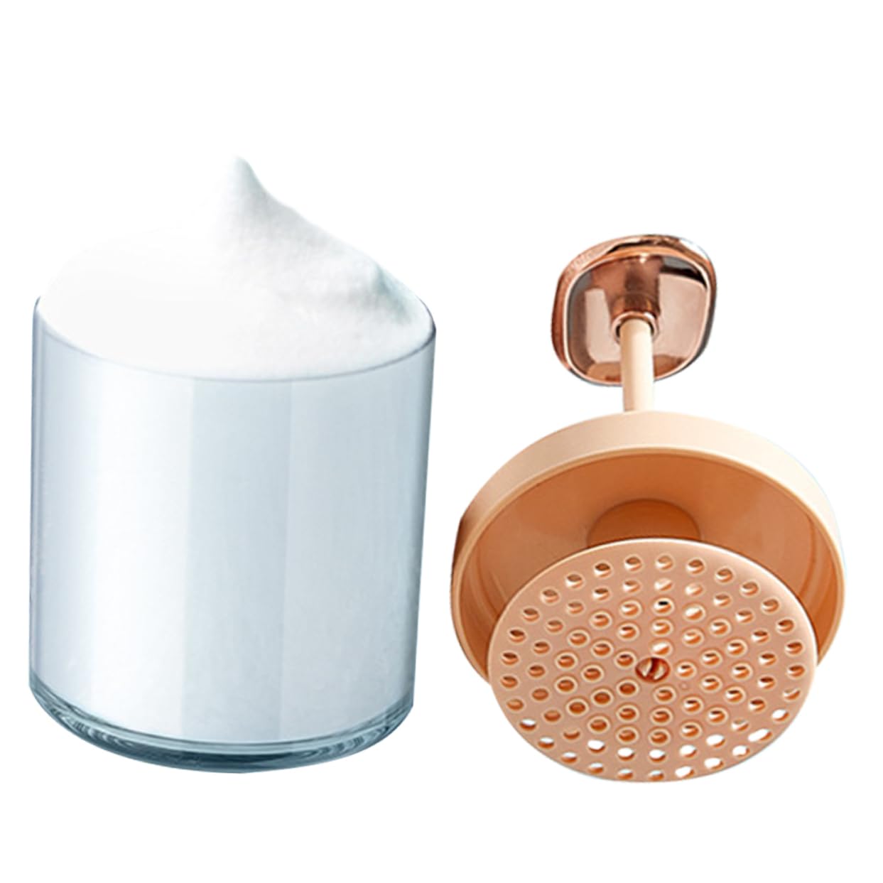 Angoily Bubble Foamer 2-Pack - Facial Cleansing Foam Maker with Foaming Bottle & Cup for Deep Skin Cleaning | Perfect for Daily Skincare Routine & Spa Treatments