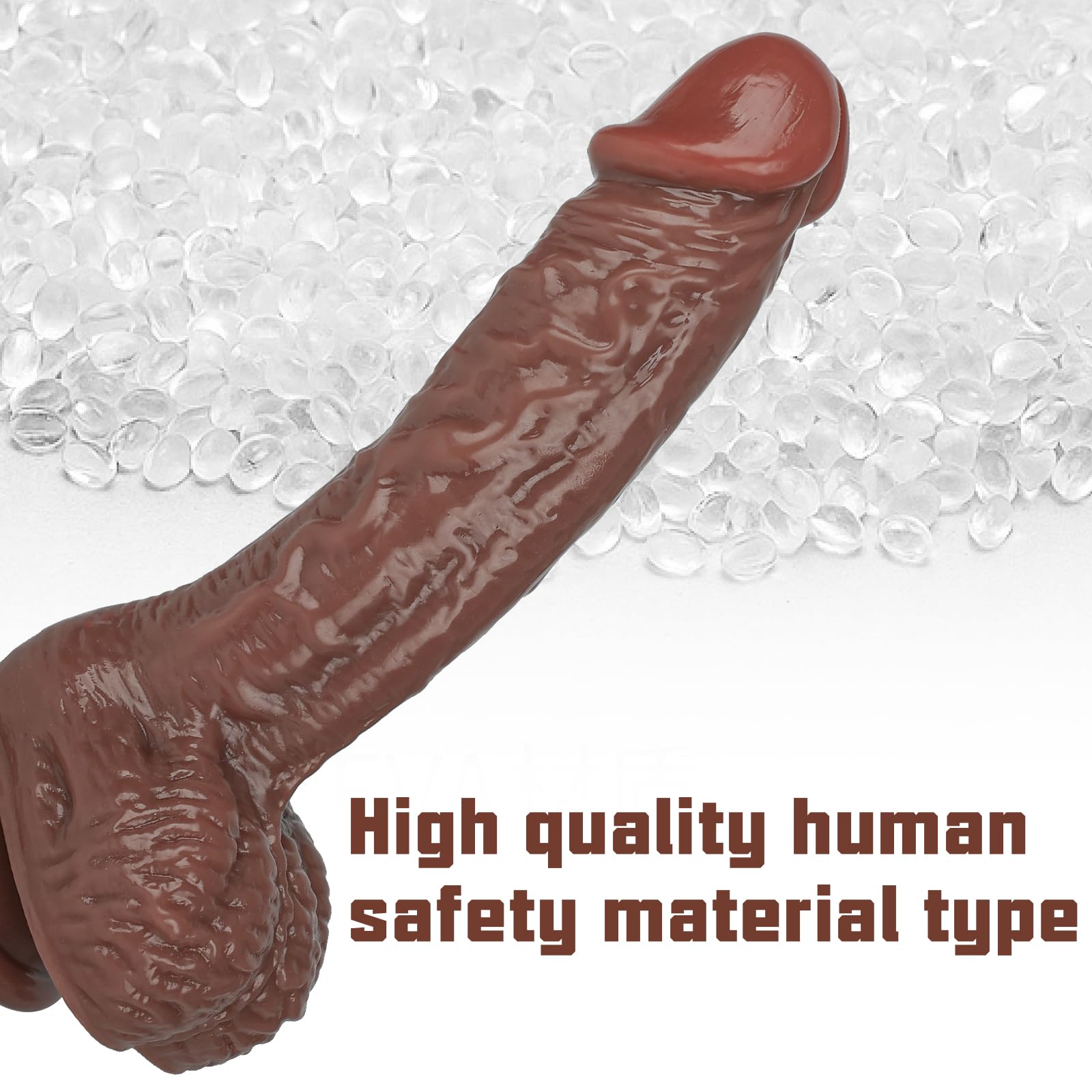 7.3 Inch Realistic Dildo with Body-Safe Silicone - Lifelike Skin Feel & G-Spot Stimulator - Strong Suction Cup for Hands-Free Play - Adult Sex Toy for Couples, Solo Play & BDSM Exploration