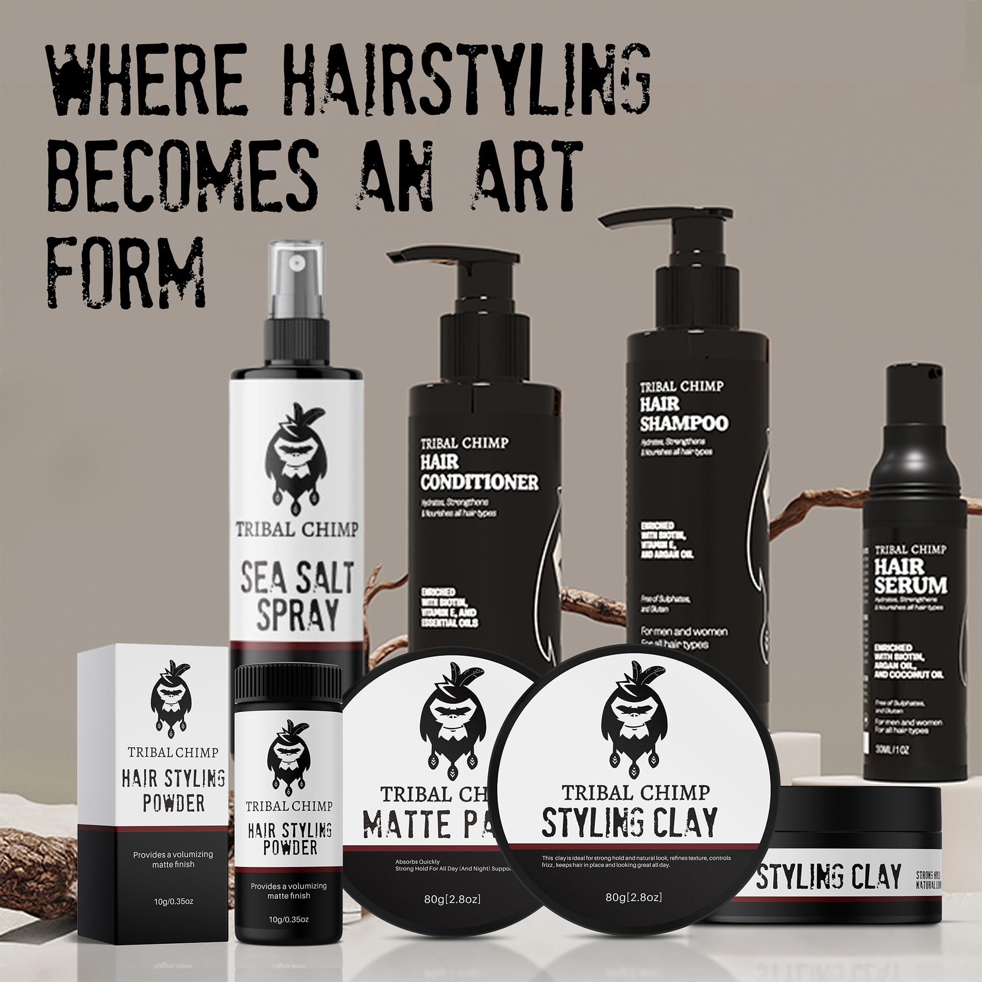 Premium Hair Care Kit - Moisturizing Shampoo (8.5oz) & Conditioner (8.5oz) Set for Dry & Damaged Hair - Sulfate Free & Paraben Free - Salon Quality Treatment for Women & Men - Perfect for Daily Use & Travel