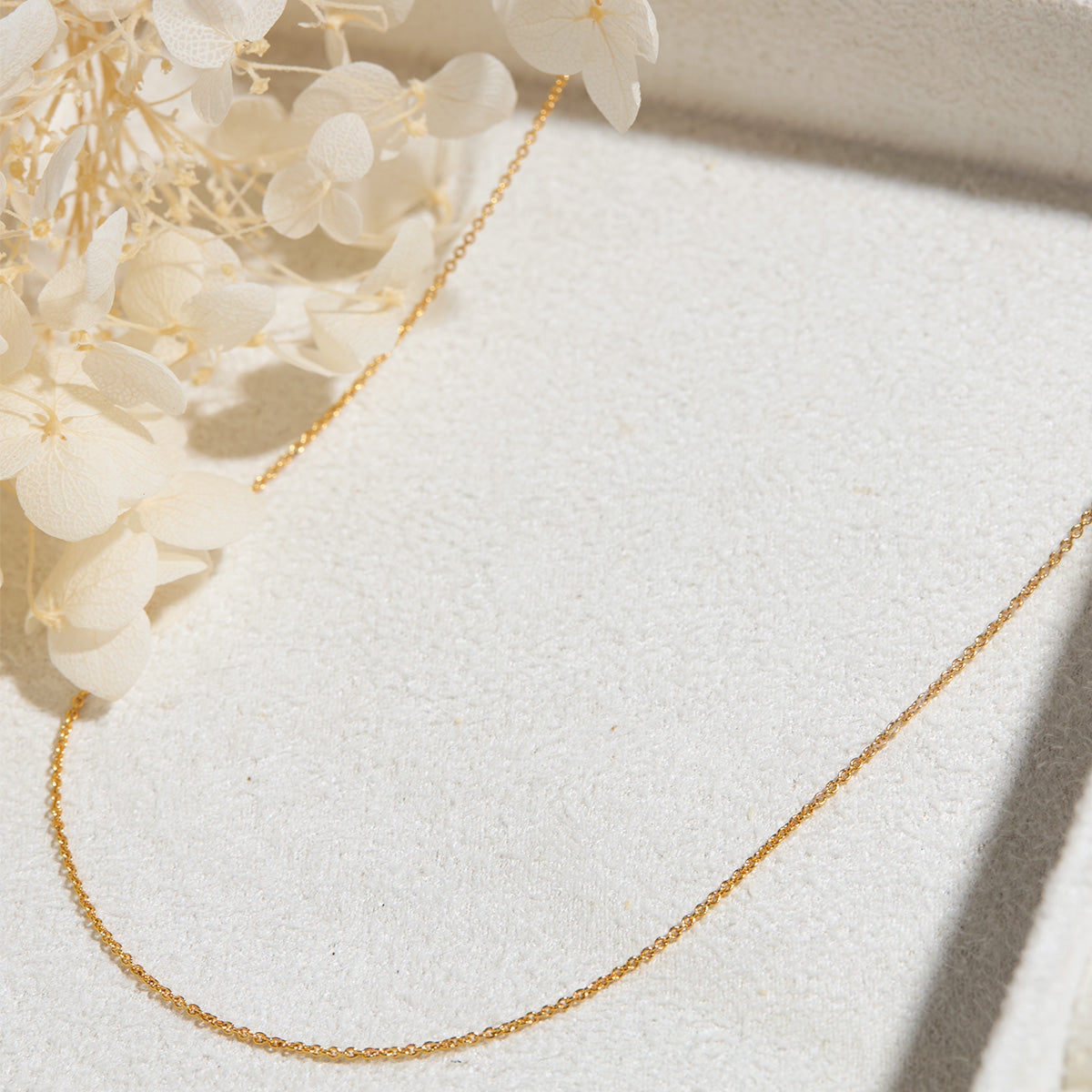 Fine Belcher Chain Gold Necklace for Women - Elegant 14K Gold Plated Layering Chain - Perfect for Everyday Wear, Gift Giving & Special Occasions