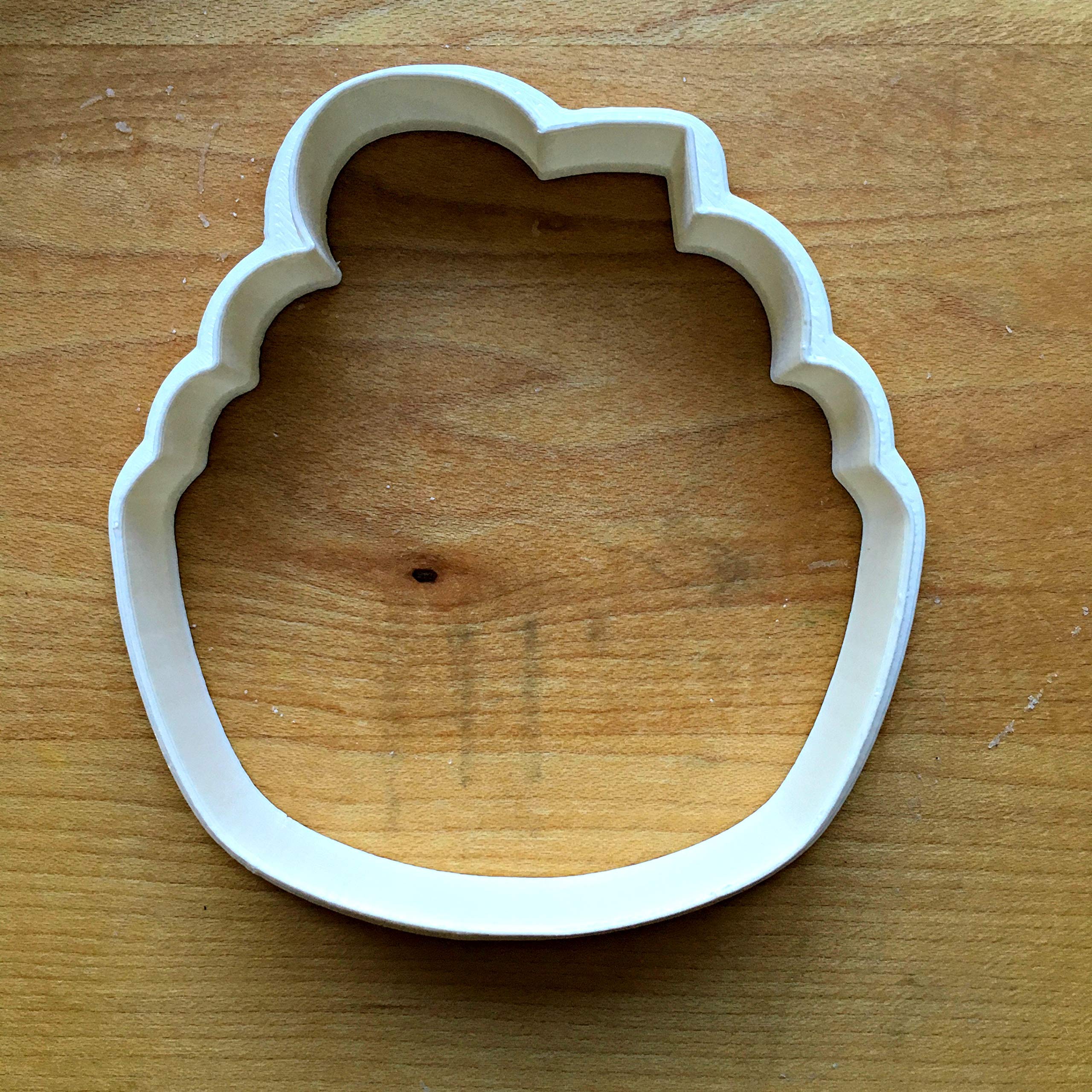 Sweet Prints Inc Bowl of Mashed Potatoes Outline Cookie Cutter - Dishwasher Safe, Stainless Steel - Perfect for Baking, Holiday Cookies, and DIY Crafts