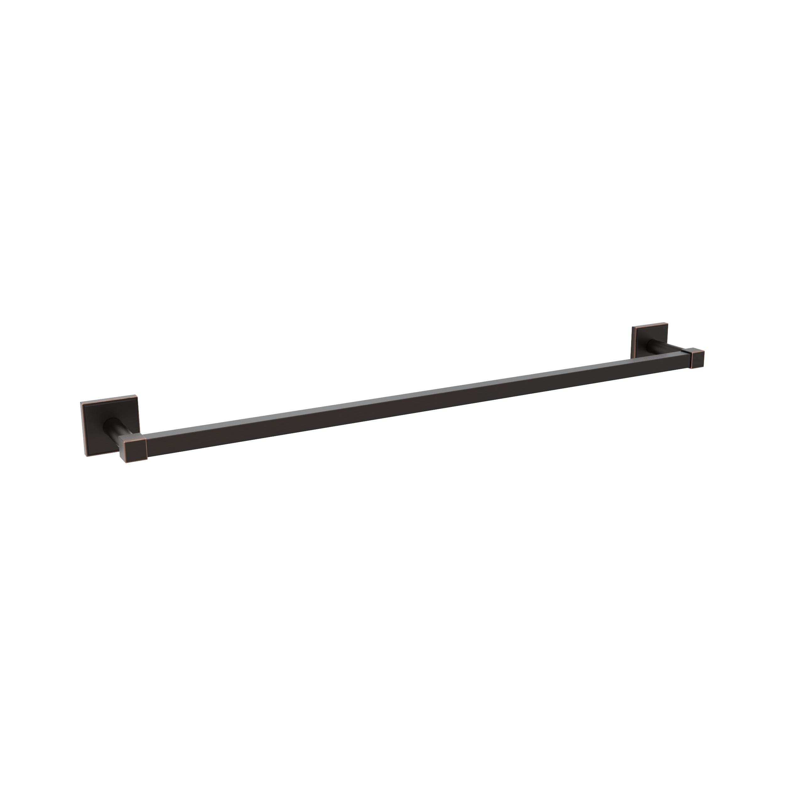 Amerock Appoint 5-Piece Oil Rubbed Bronze Bathroom Accessories Set - Towel Bar, Towel Ring, Robe Hook, Toilet Paper Holder & Glass Shelf for Modern Bathroom Decor