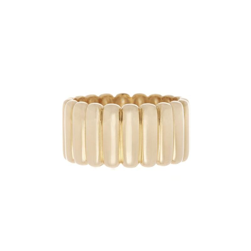 Elegant Pedestal Ring - Sterling Silver or Gold Plated Wedding Band for Women - Perfect for Engagement, Anniversary & Everyday Wear