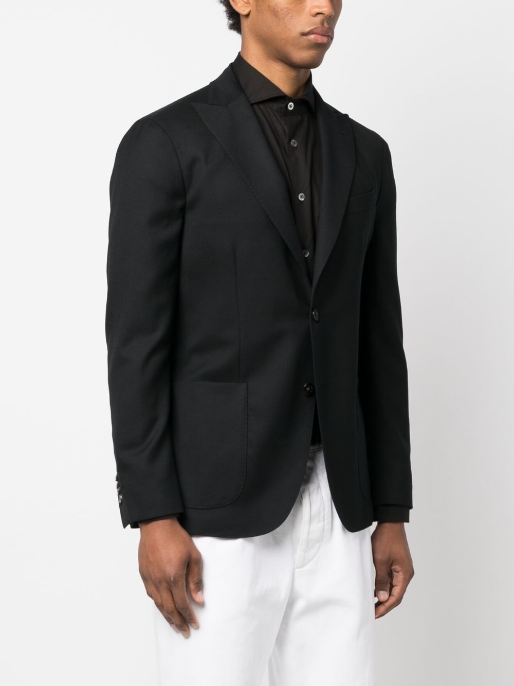 Boglioli Men's Black Jacket - Premium Slim Fit Blazer for Business & Casual Wear | Perfect for Office, Weddings & Special Events