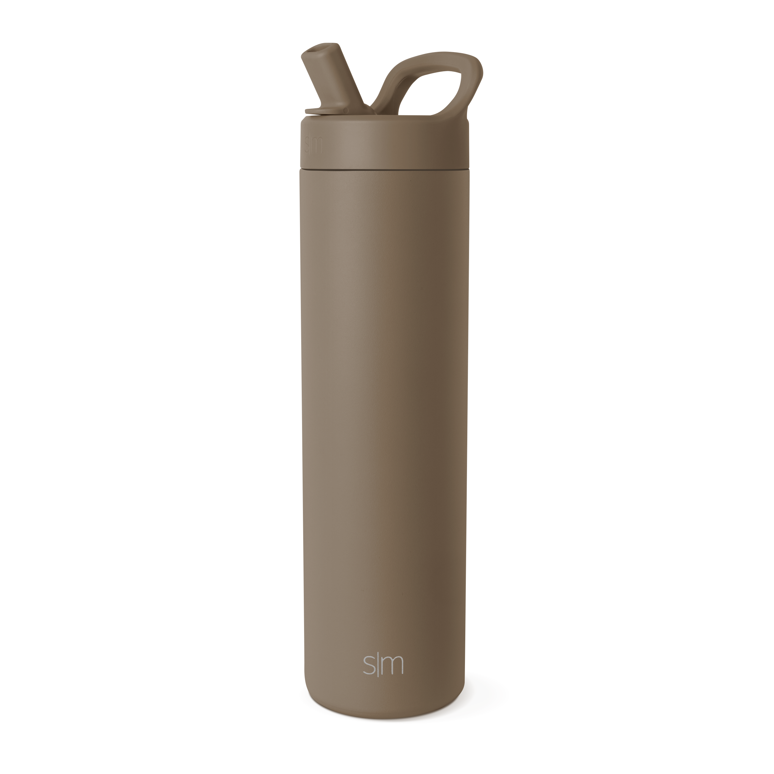 Stainless Steel Manual Straw Lid Tumbler Cup - 20oz Insulated Travel Mug for Hot & Cold Drinks - Perfect for Coffee, Tea, and Smoothies On The Go