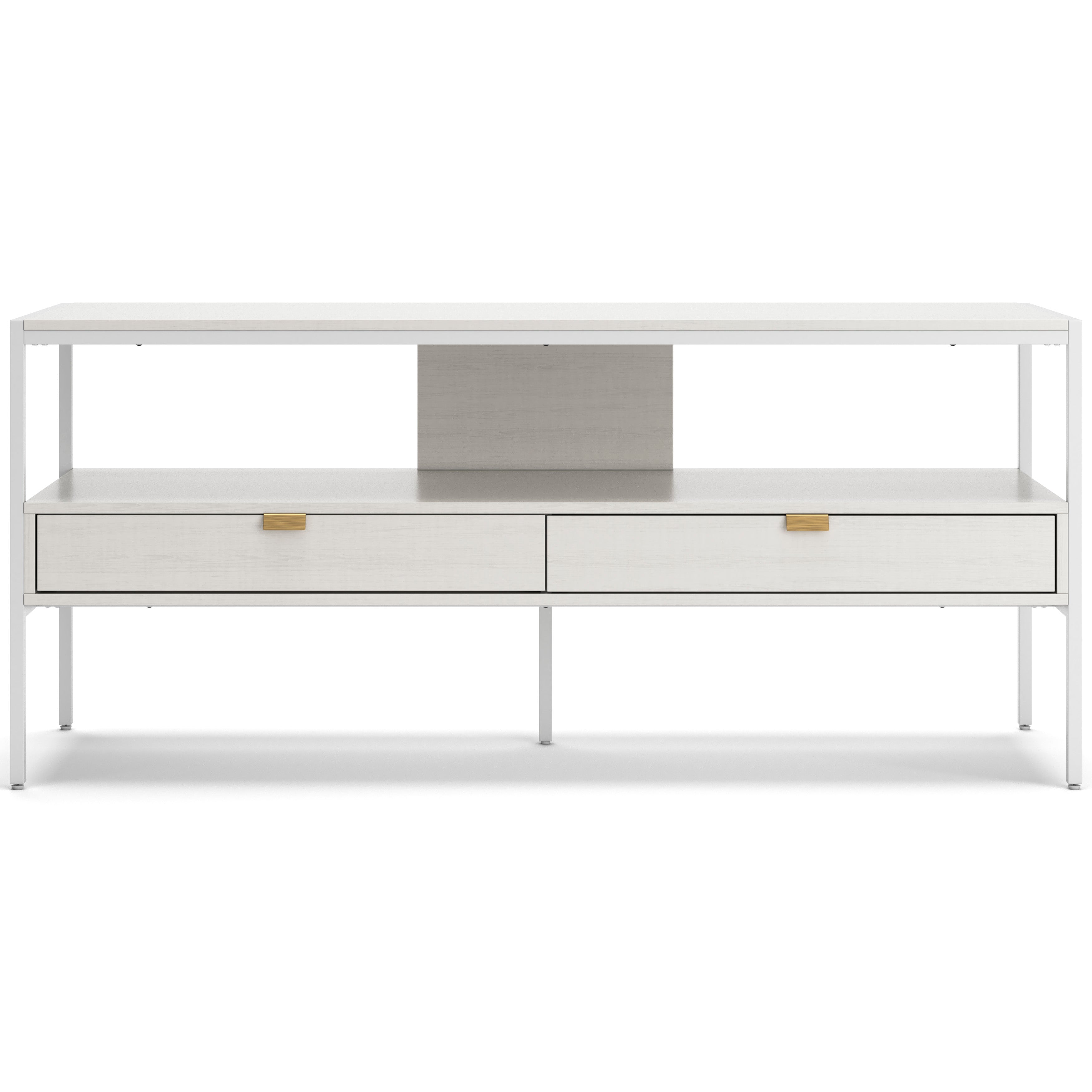 Dezi Large TV Stand for 65-86 Inch Flat Screen TVs - Modern Entertainment Center with Storage Shelves - Perfect for Living Room, Bedroom & Home Theater Setup