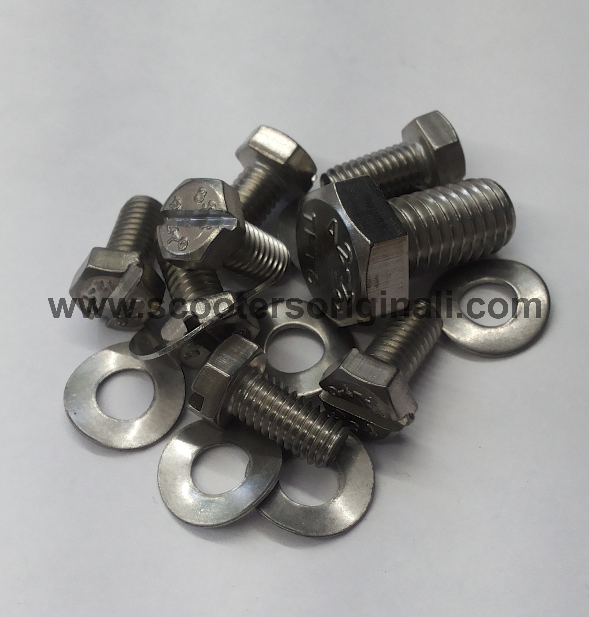 Lambretta Series 1, 3 & GP Slotted Bolt Hardware Kit - Cylinder Cowling & Flywheel Cover Replacement Parts for Scooter Restoration & Performance Upgrade