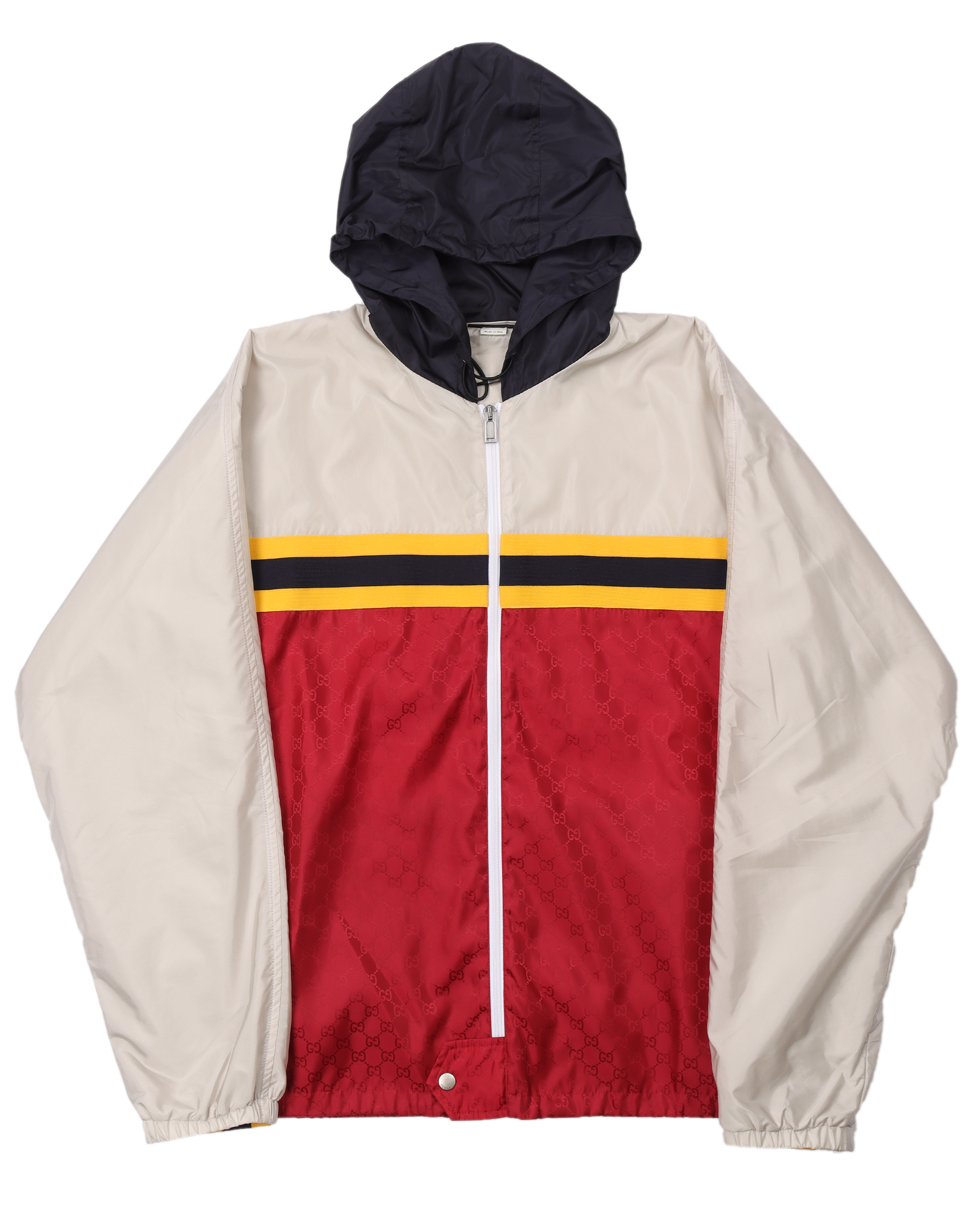 GUCCY Hooded Nylon Jacket for Men & Women - Lightweight Waterproof Windbreaker for Outdoor Activities, Travel & Casual Wear