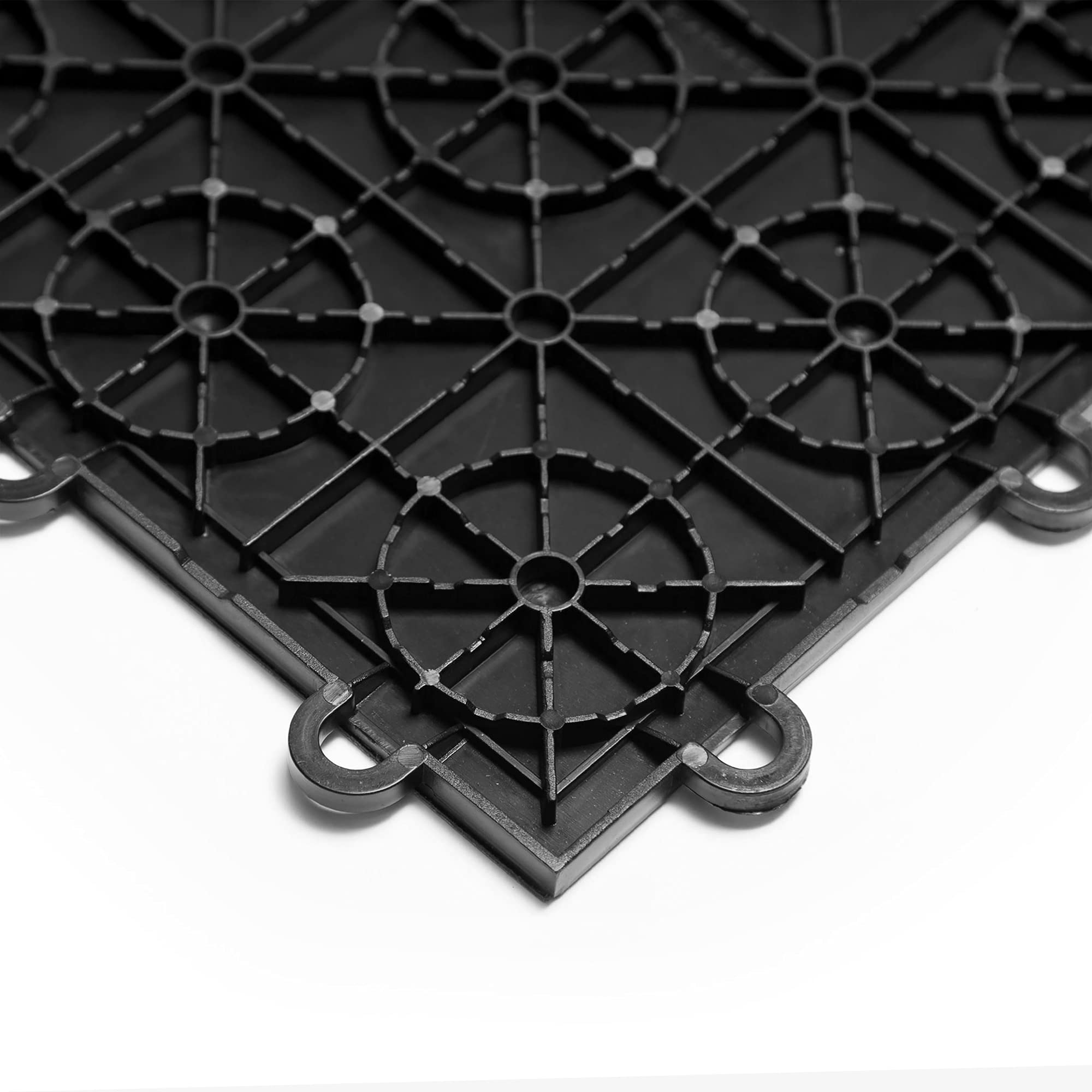 IncStores 3/8 Inch Thick Dark Maple Practice Dance Floor Tiles | Durable Plastic Dance Flooring for Ballet, Tap, Ballroom & More | Perfect for Home Studios, Dance Classes & Performances