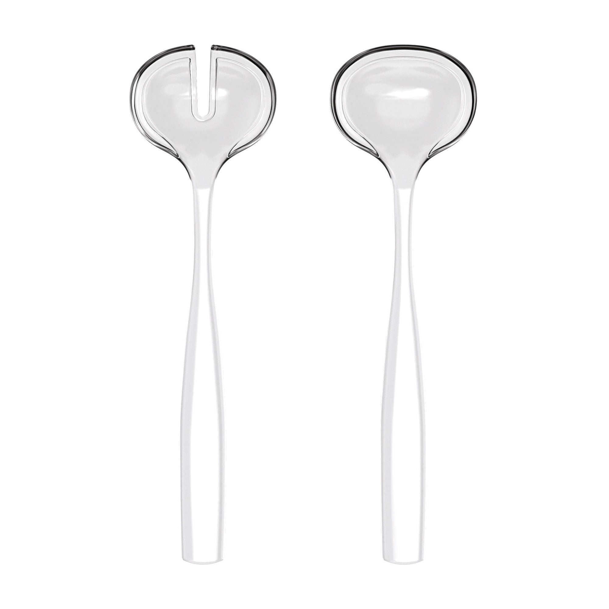 Premium Dolcevita Salad Servers Set - Stainless Steel Salad Tongs & Serving Forks - Elegant Dining & Buffet Serving Utensils - Perfect for Parties, BBQs, and Family Gatherings