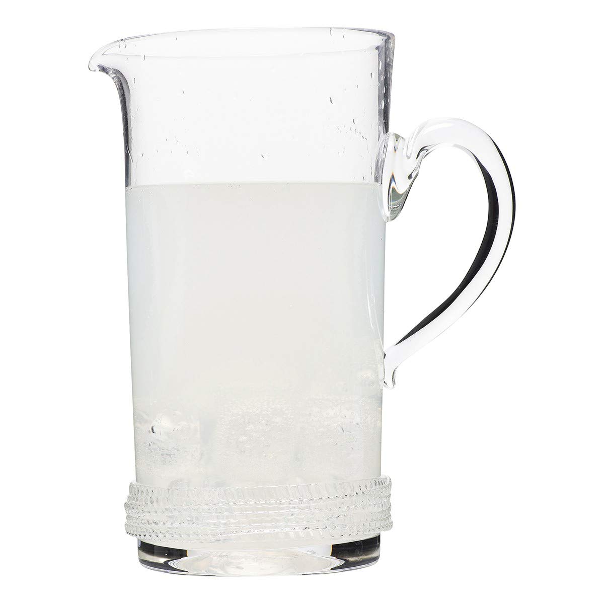 Juliska Dean Pitcher - Elegant Glass Pitcher for Iced Tea, Lemonade & Water - Perfect for Entertaining, Parties & Home Decor