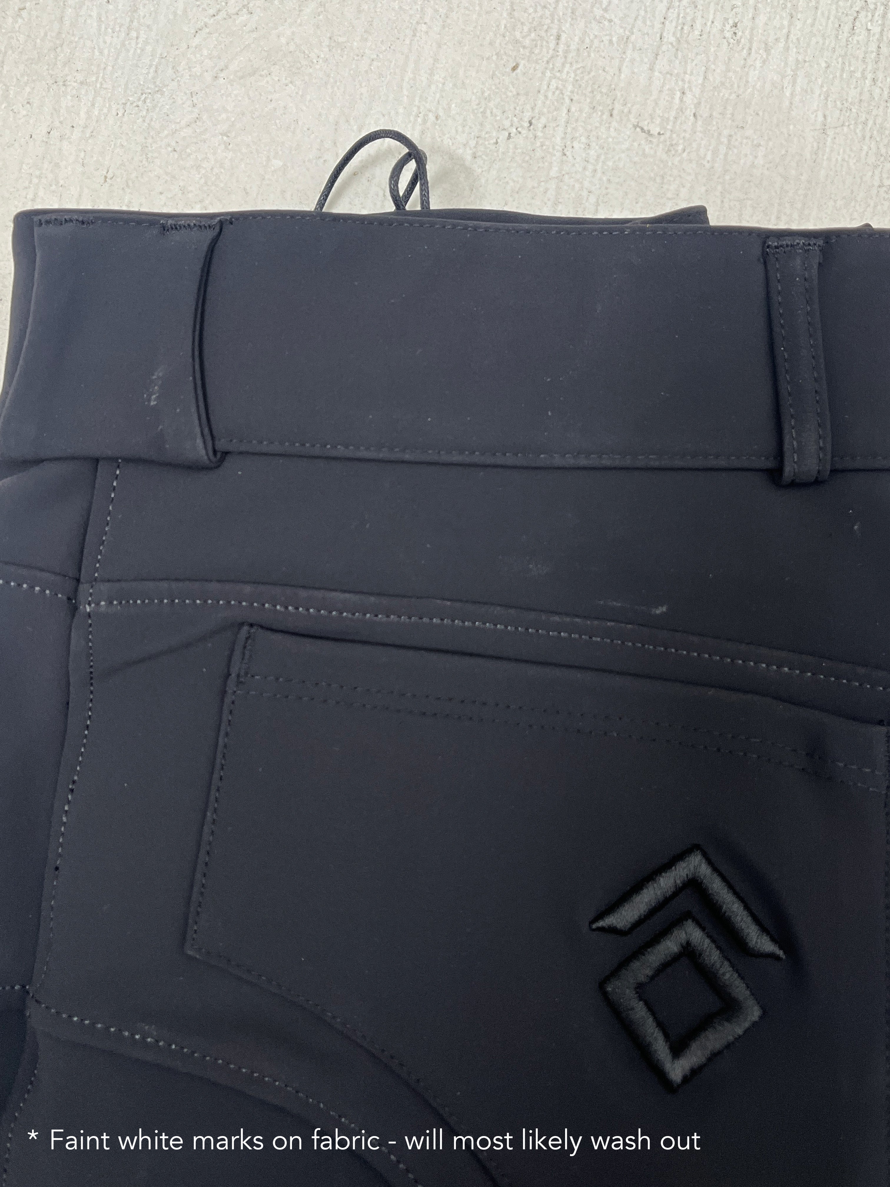 Navy Blue Core Mid Rise Breeches with Knee Grip - Second Quality - Equestrian Riding Pants for Women & Men - Perfect for Horseback Riding, Dressage & Show Jumping