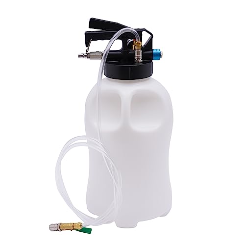 2-Way Manual ATF Refill System Dispenser - Netcoi Transmission Fluid Pump with 13 Adapters, 10L Capacity for Automatic Transmission Fluid Change | Oil Extractor Tool for Car Maintenance & DIY Auto Repair