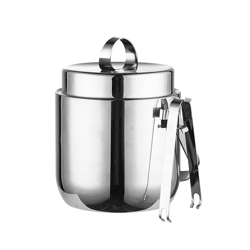 Premium Stainless Steel Double Layer Ice Bucket with Lid - Rose Gold Champagne & Wine Chiller for Beer, Cocktails & Drinks - Perfect for Parties, Weddings & Home Bars