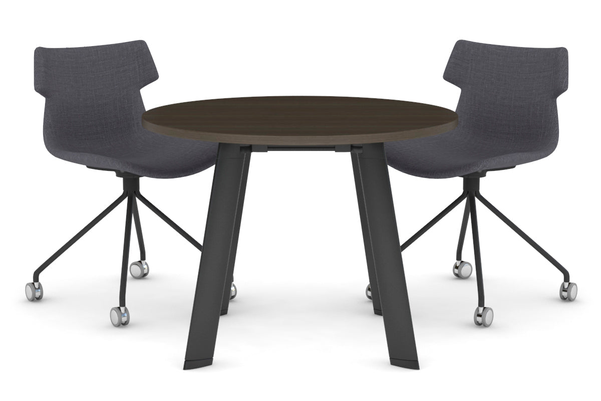 Round Conference Table 700mm - Modern Office Meeting Table for Small Spaces, Boardrooms & Collaborative Workspaces