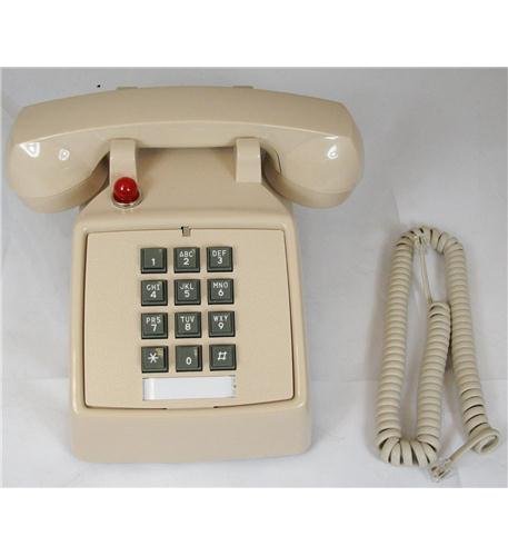 Cortelco 250044 VBA-57MD Business Desk Phone with Message Waiting Indicator - Ideal for Office, Home, and Call Center Use