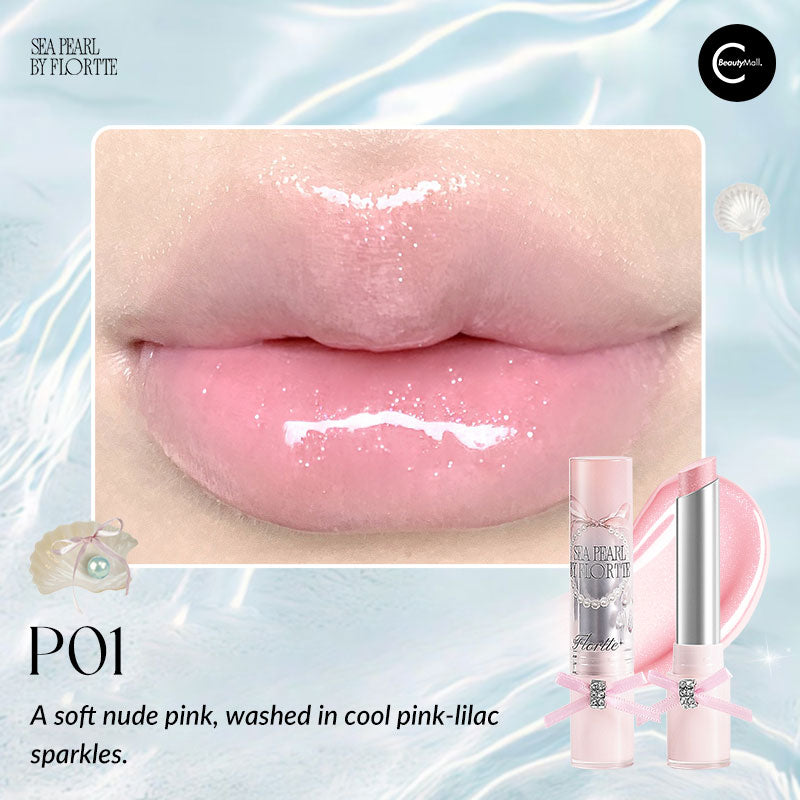 FLORTTE Glass Sea Collection – Hydrating Solid Lip Gloss with Shine | Perfect for Everyday Wear & Special Occasions