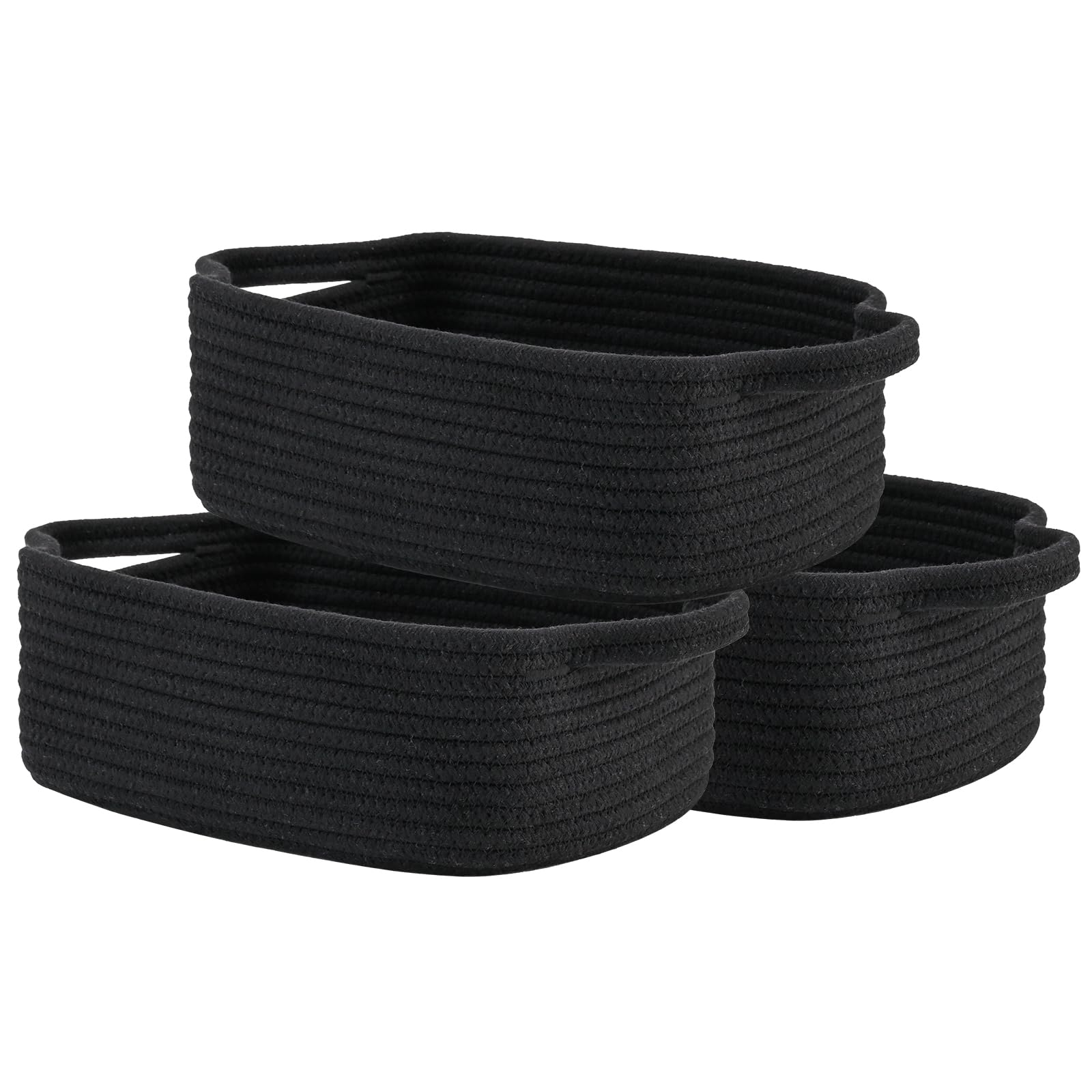 Small Woven Storage Basket Set of 3 - 12