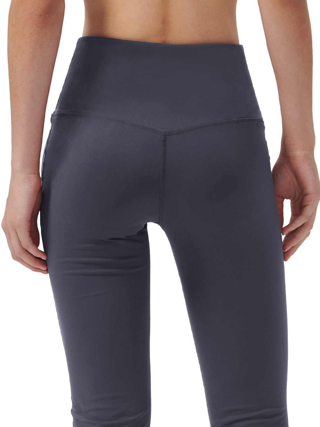 Women's Bootcut Yoga Pants with Hidden Pockets - High Waist Tummy Control Workout & Work Pants - Perfect for Yoga, Gym, Office & Casual Wear