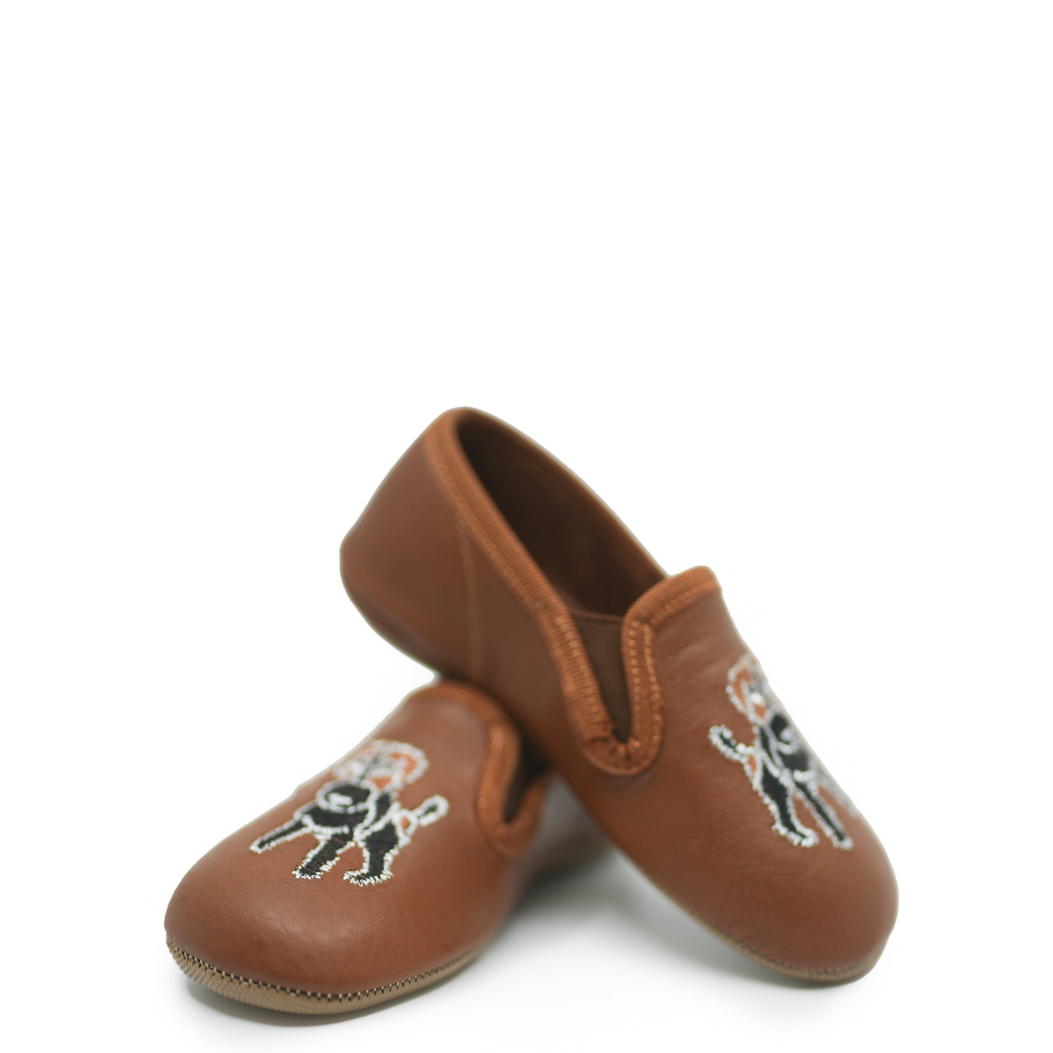 Pepe Luggage Dog Embroidered Slipper Loafers - Comfortable House Shoes for Men & Women - Perfect for Indoor, Lounge & Travel Use