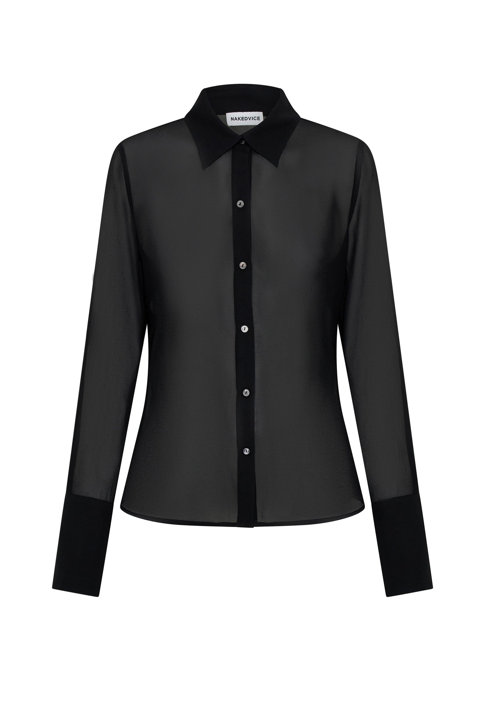 THE MAGDA BLACK SHIRT - Premium Women's Fashion Top for Casual & Office Wear | Stylish Everyday Blouse for Work & Social Events
