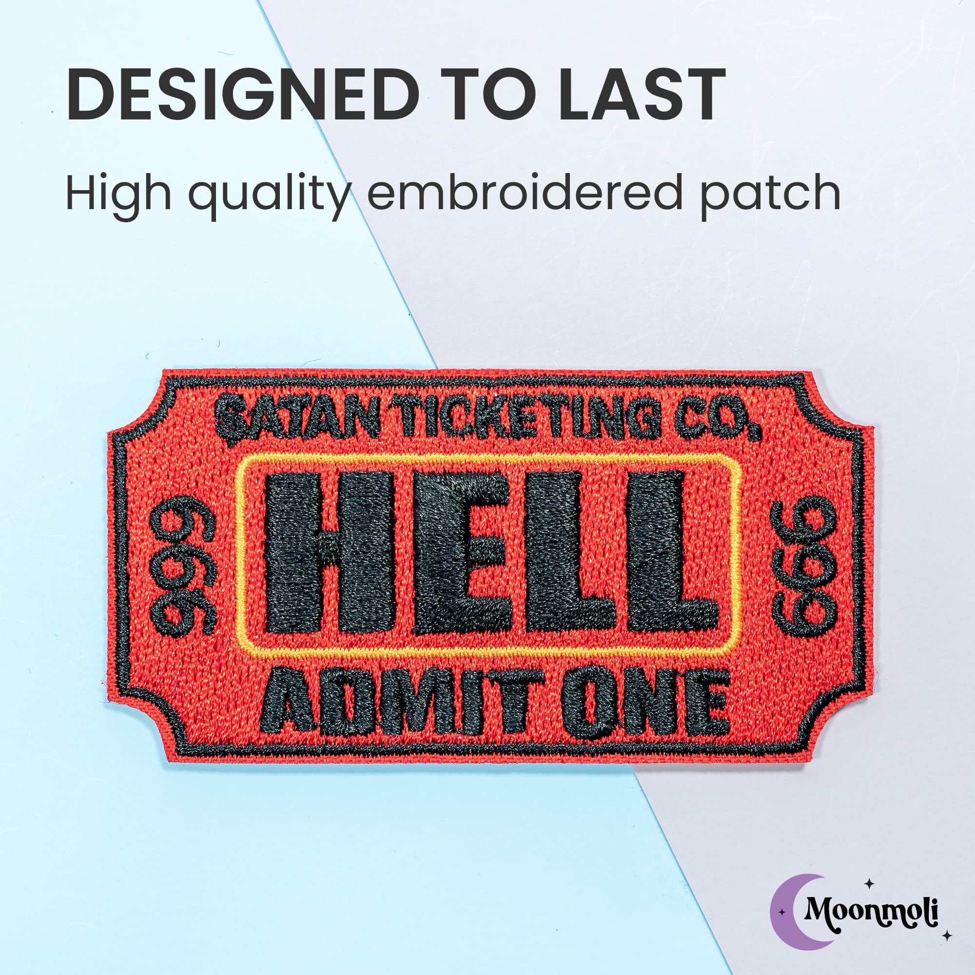 Funny Iron On or Sew On Embroidered Patches - 3