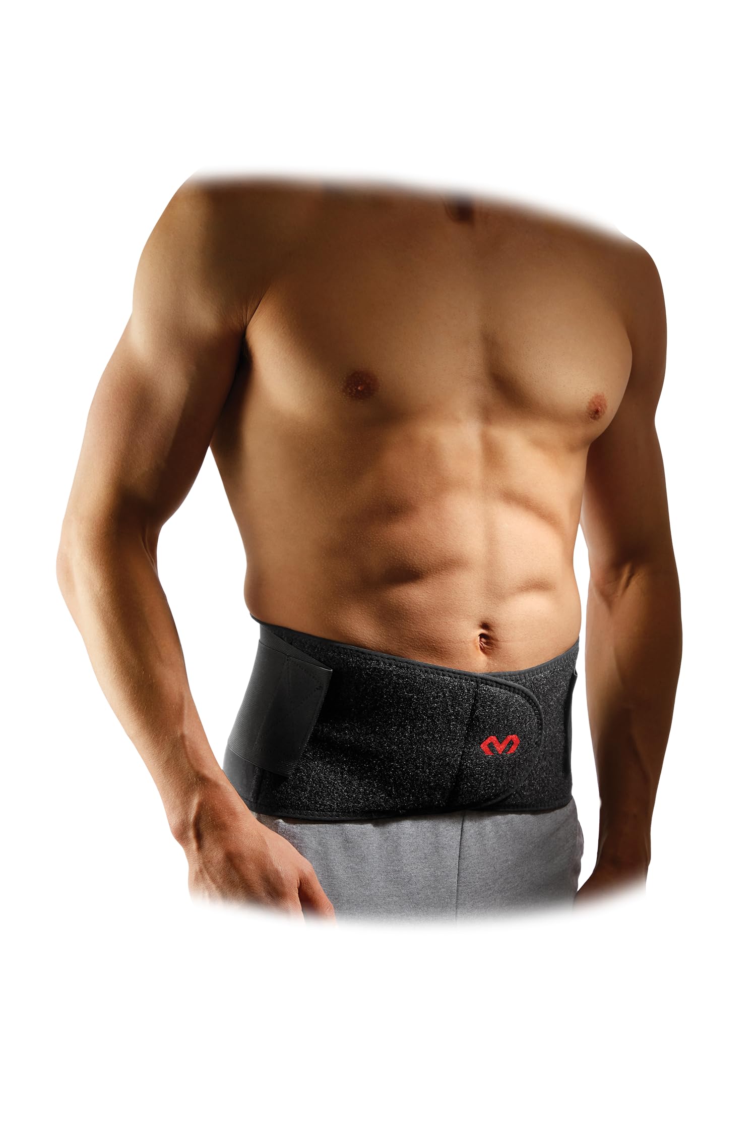 McDavid Lightweight Back Support Brace for Pain Relief & Injury Recovery - Adjustable Lumbar Support Belt for Lifting, Workouts & Daily Activities - Ideal for Gym, Construction & Office Use
