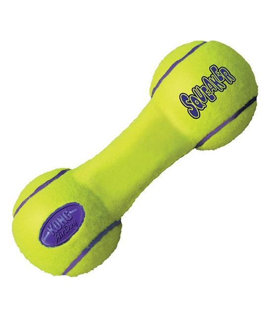 Kong AirDog Squeaker Dumbbell Dog Toy - Durable Chew Toy for Medium & Large Dogs - Interactive Fetch & Training Toy for Indoor & Outdoor Play
