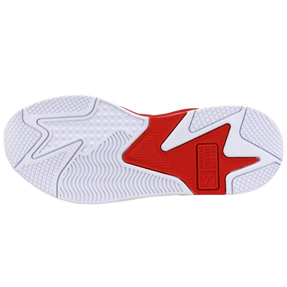 PUMA Men's RS-X Sneakers - Casual Running Shoes for Men in Red & White | Comfortable Athletic Shoes for Gym, Workout & Everyday Wear
