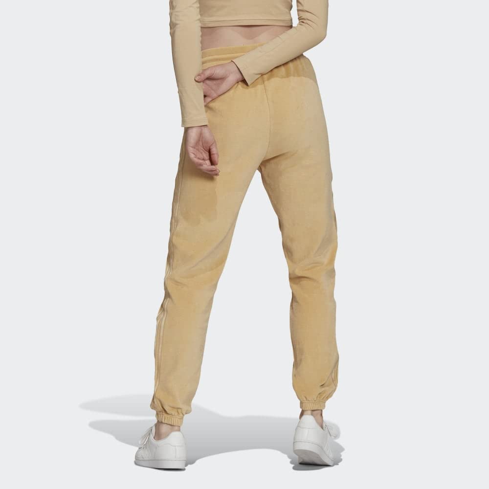 adidas Originals Slim Jogger Pants for Men - Hazy Beige Satin Casual Joggers H18821 | Comfortable Athletic Lounge Pants for Running, Gym & Everyday Wear