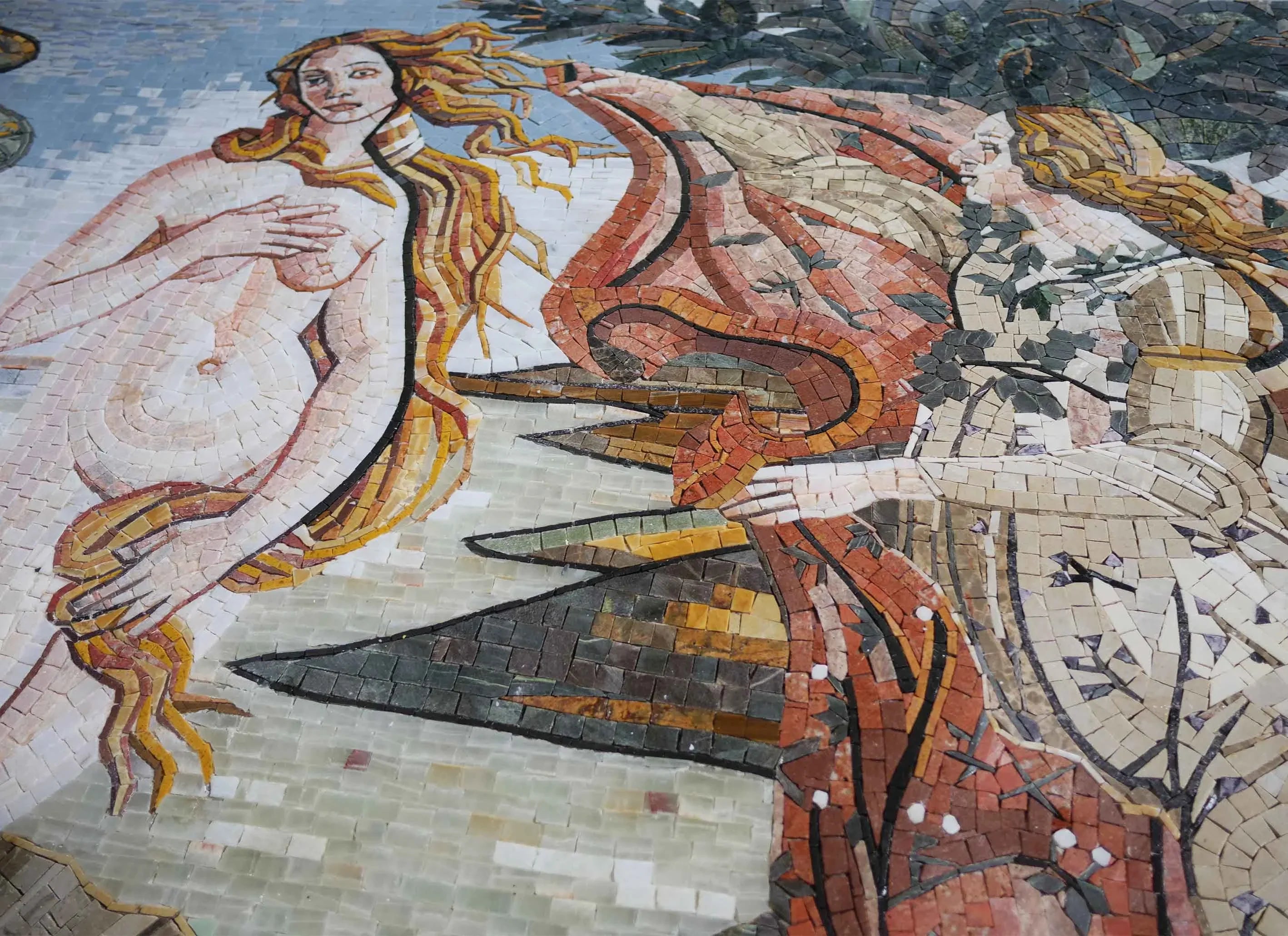 Birth of Venus by Sandro Botticelli - Premium Mosaic Art Reproduction for Home Decor & Wall Art | Perfect for Living Room, Bedroom & Office