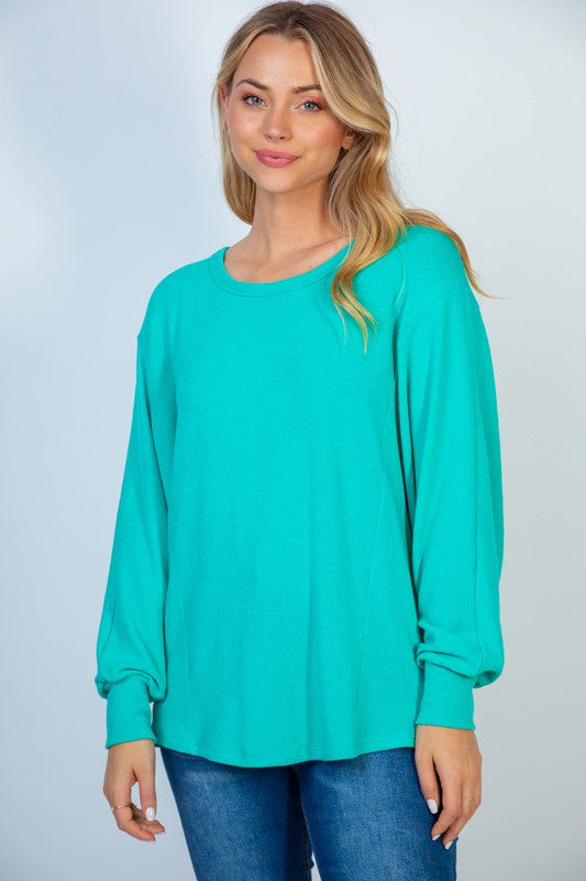 Seafoam Green Gauze Knit Top with Cross Back Detail - Perfect for Summer Outfits, Beachwear & Casual Chic Style
