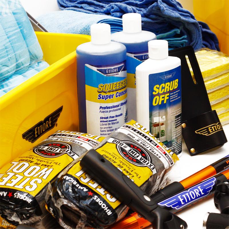 Ettore Super Business Kit - Professional Cleaning Supplies for Offices & Commercial Spaces | Perfect for Janitors, Housekeeping & Facility Maintenance