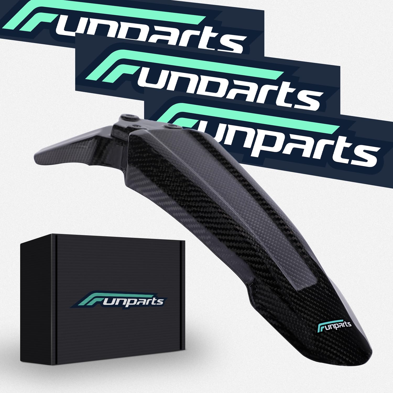 Carbon Fiber Front Fender Mud Guard for Sur Ron Light Bee X/S, Segway X260/X160, E-Ride Pro SS Electric Dirt Bike - Durable Motorcycle Protection for Off-Road Adventures & Trail Riding