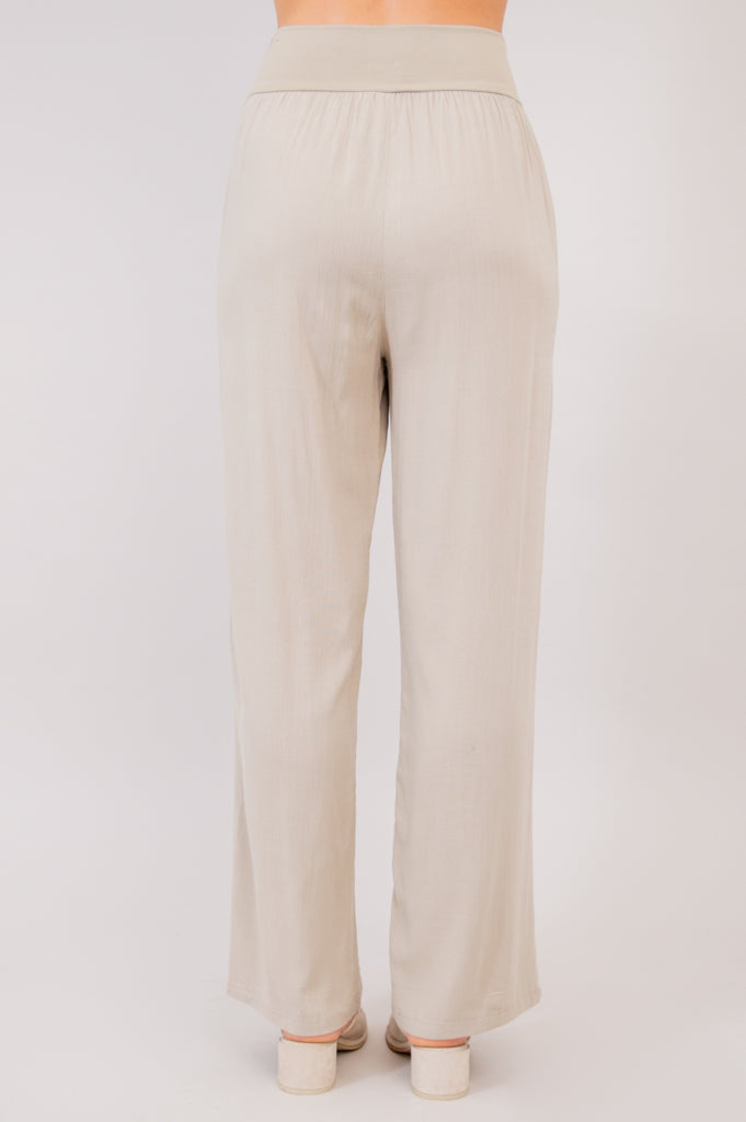 Landon Men's Linen Bamboo Pants - Lightweight & Breathable Sand Color for Summer, Travel & Casual Wear