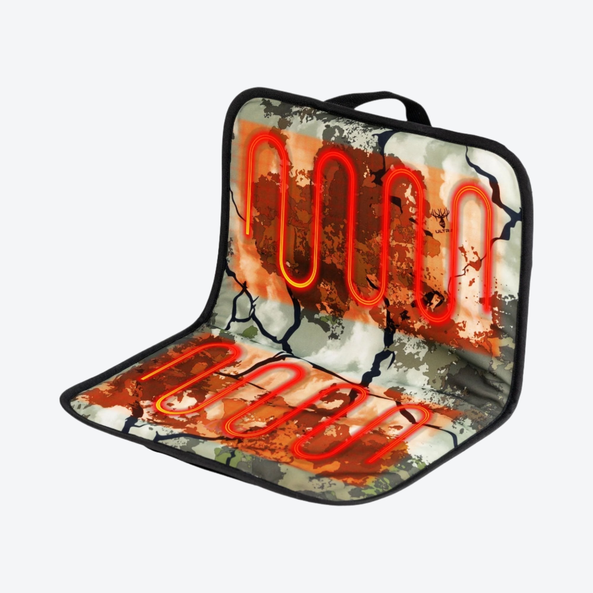Heated Camouflage Hunting Seat Pad - Portable Electric Warming Cushion for Outdoor, Camping & Cold Weather Use