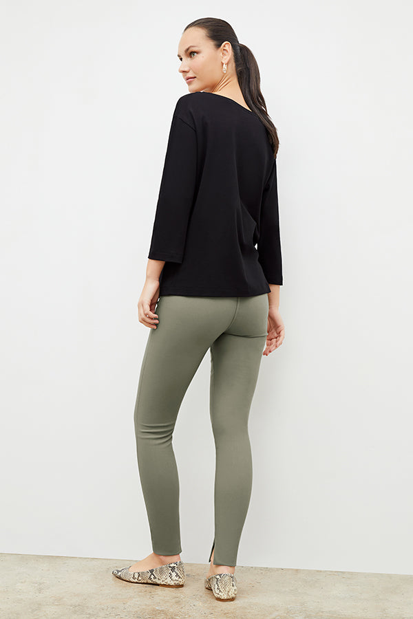 Skinny Foster PowerStretch Pants in Thyme - Comfortable & Stretchy Women's Activewear for Yoga, Running & Outdoor Adventures