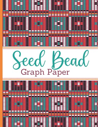 Seed Bead Graph Paper Notebook - Beading Grid Paper for Loom Patterns & Brick Stitch Designs | Perfect for Jewelry Making, DIY Crafts, and Beadwork Projects