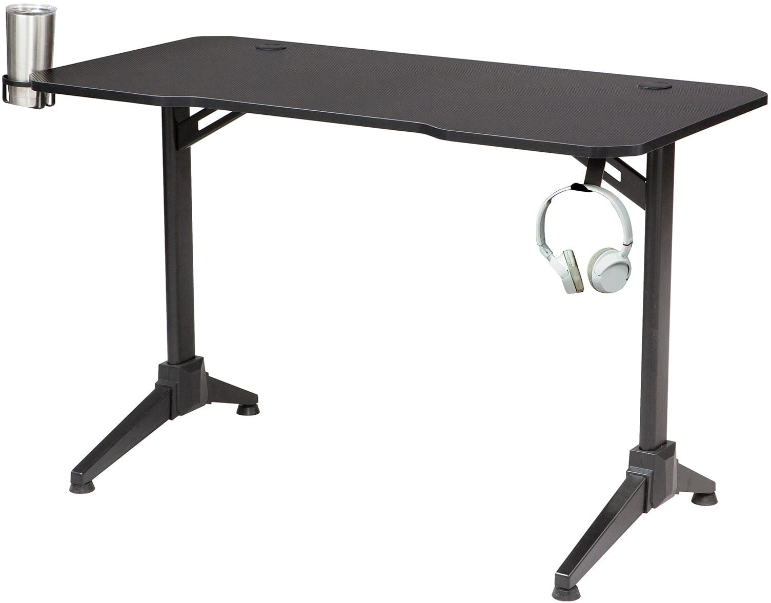 Safco Ultimate Computer Gaming Desk 5393 - Ergonomic Home Office Desk for PC & Console Gamers - Perfect for Streaming, Work & Study - Durable & Spacious Gaming Setup