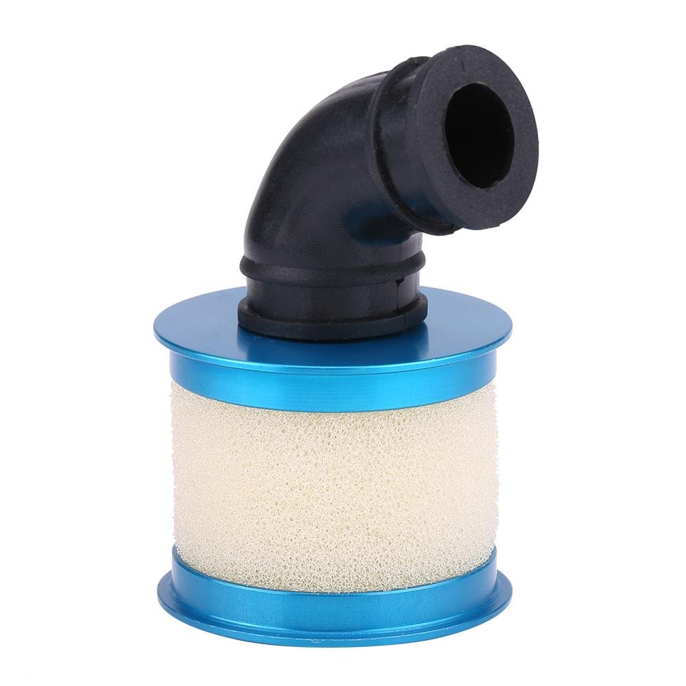 1/10 RC Car Air Filter Sponge Open Aluminium Alloy for 94122/188 Car Truck (Blue) - Perfect for Off-Road Racing and Dusty Terrains