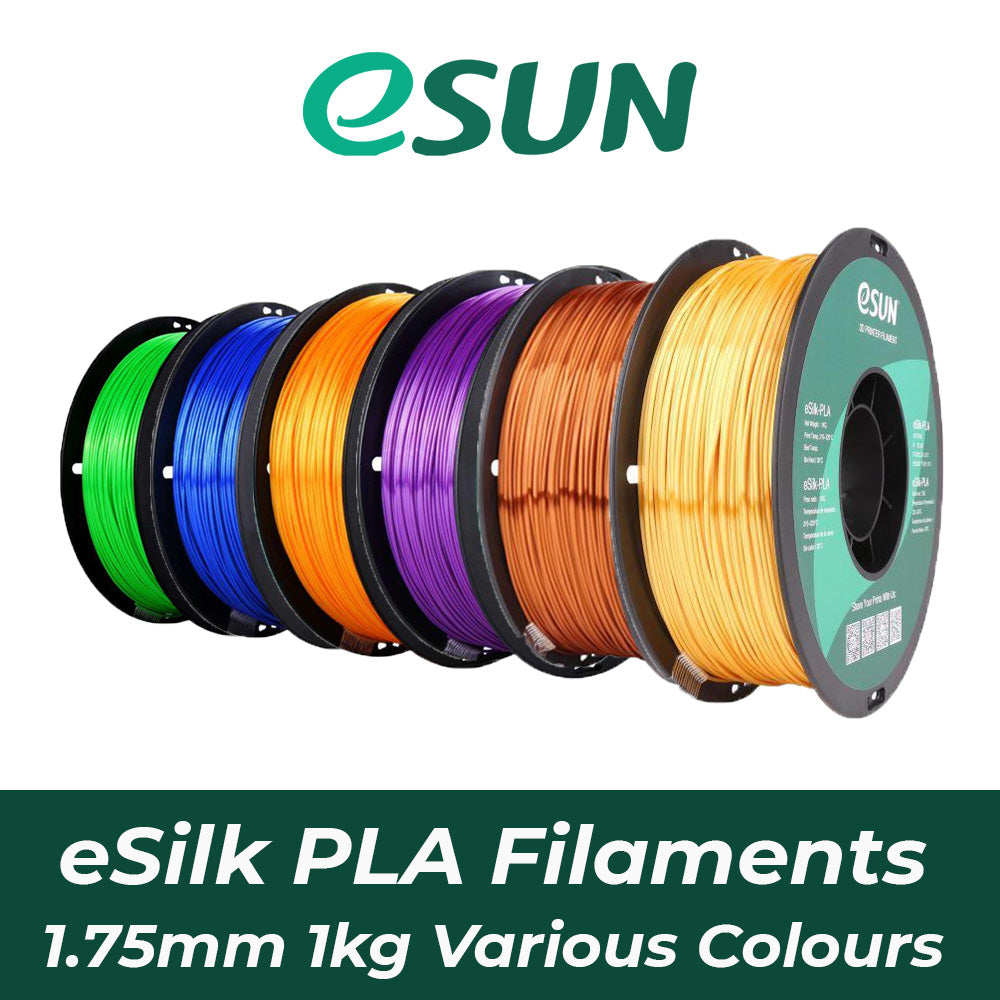eSun eSilk PLA Filament 1.75mm 1kg Spool - Premium 3D Printer Filament in Vibrant Colors for Smooth Printing | Ideal for Cosplay, Home Decor & DIY Projects
