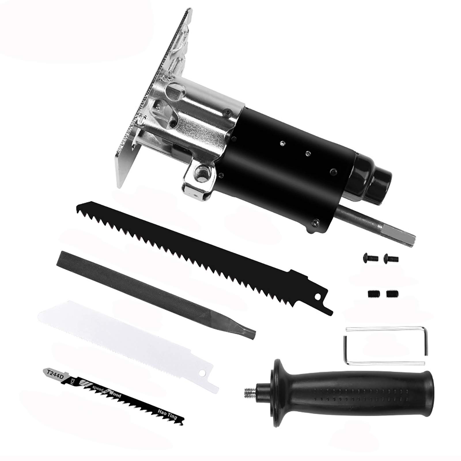 ZhaoZC Electric Drill Modified Saw - Cordless Reciprocating Saw & Jig Saw for Woodworking, DIY Home Projects, Portable Cutting Tool for Wood, Metal, PVC Pipes - Perfect for Construction, Renovation and Crafting