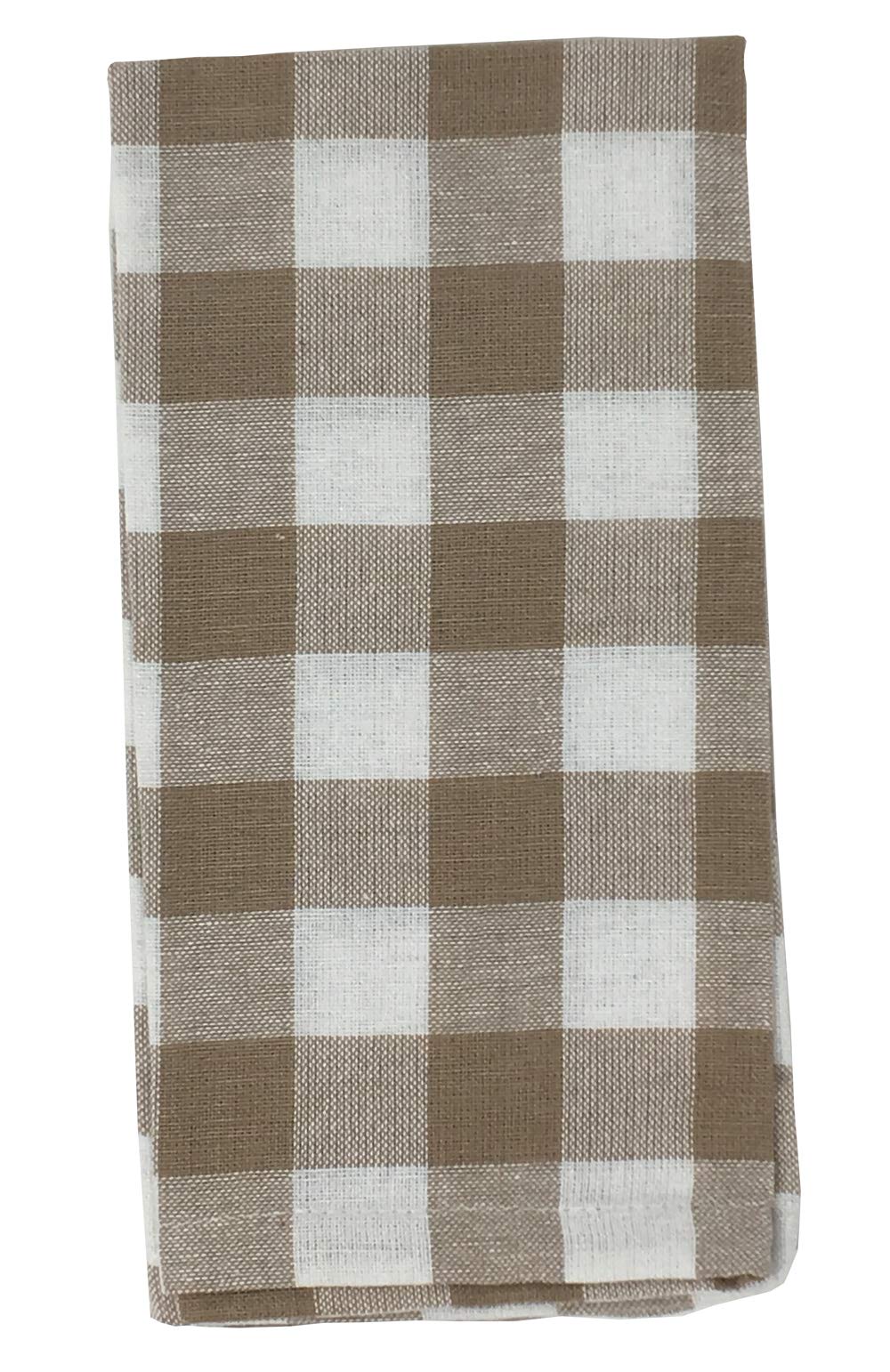 Lintex Buffalo Check Napkins - Set of 4 Premium Cotton Table Napkins for Christmas, Thanksgiving & Fall Decor - Perfect for Holiday Dining, Parties & Farmhouse Style Tablescapes