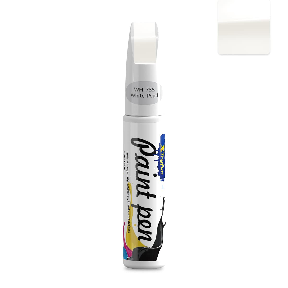 Touch Up Paint for Cars - Auto Scratch Repair Pen, Waterproof Car Paint Scratch Remover (White Pearl) - Perfect for DIY Car Scratch Fixes & Minor Paint Damage Repair