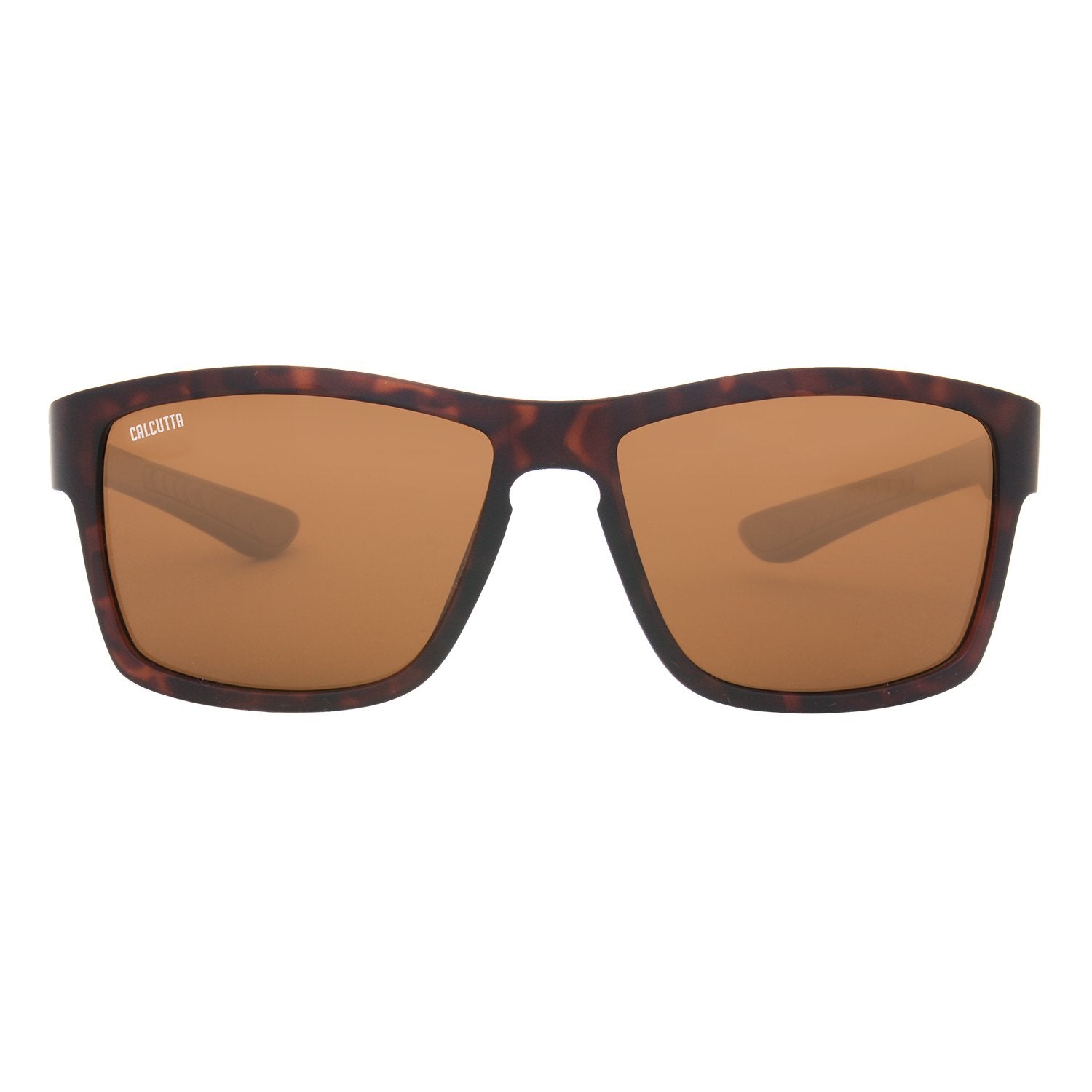 Calcutta Marsh Grass Sunglasses - Matte Tortoise Frame with Brown Lens - Polarized UV Protection for Outdoor Activities, Fishing, and Beach