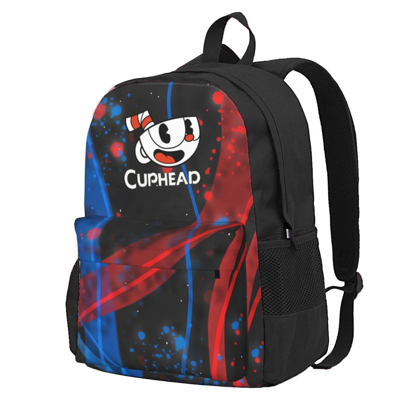 **Cuphead & Mugman Backpack - Durable Waterproof School Bag for Teens & Adults, Laptop Backpack for Travel, Work & Casual Use | Perfect for School, College, Office & Outdoor Adventures**