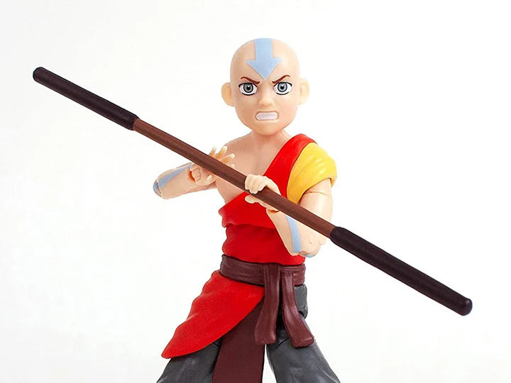 BST AXN Avatar: The Last Airbender Aang (Monk) Action Figure - Collectible Anime Character Toy for Fans & Gift Ideas - Perfect for Display, Cosplay, and Themed Decorations