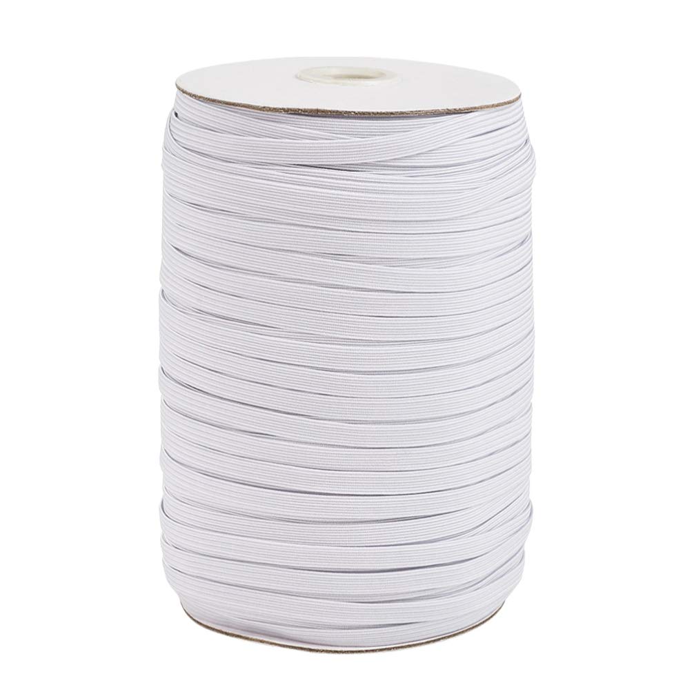 1 Roll Stretch Elastic Band for Sewing - Polyester Clothing Elastic Band for Costume Making, DIY Crafts & Apparel Repair - Perfect for Waistbands, Cuffs & Hemming