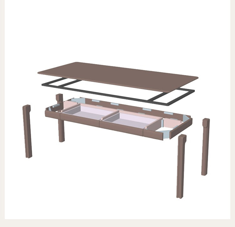 Premium Black Walnut Solid Wood Modern Large Office Desk - Executive Workstation for Home & Business Use, Durable Writing Table for Conference Rooms & Professional Spaces