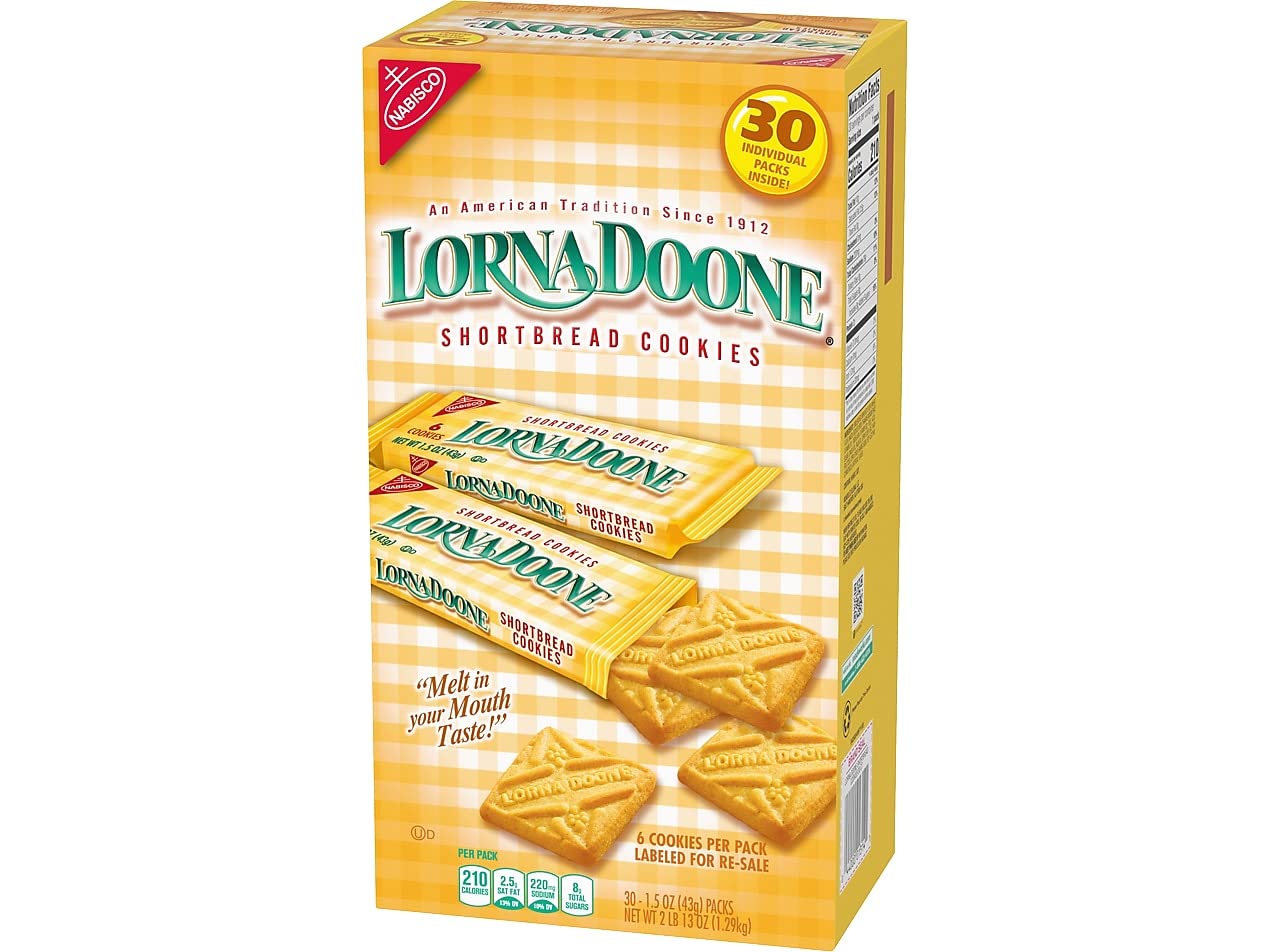 Nabisco Lorna Doone Shortbread Cookies 30ct - Perfect for Tea Time & Gifts